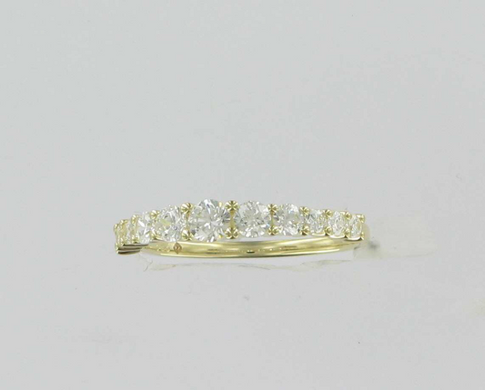 Ring, Gelbgold, 585/GG,Zirkonia weiss