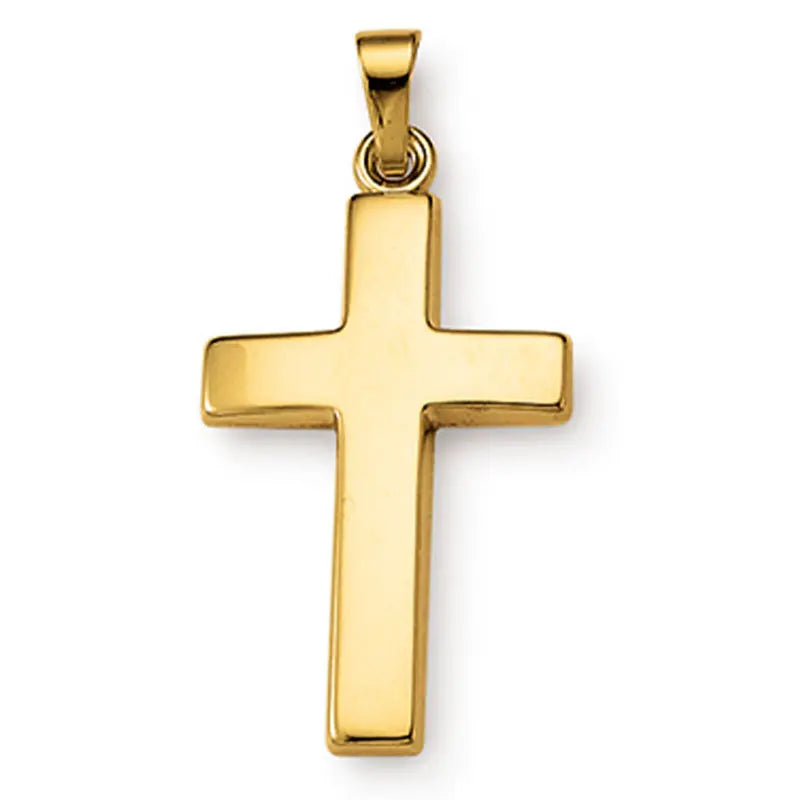 Anhänger Kreuz 585 Gelbgold