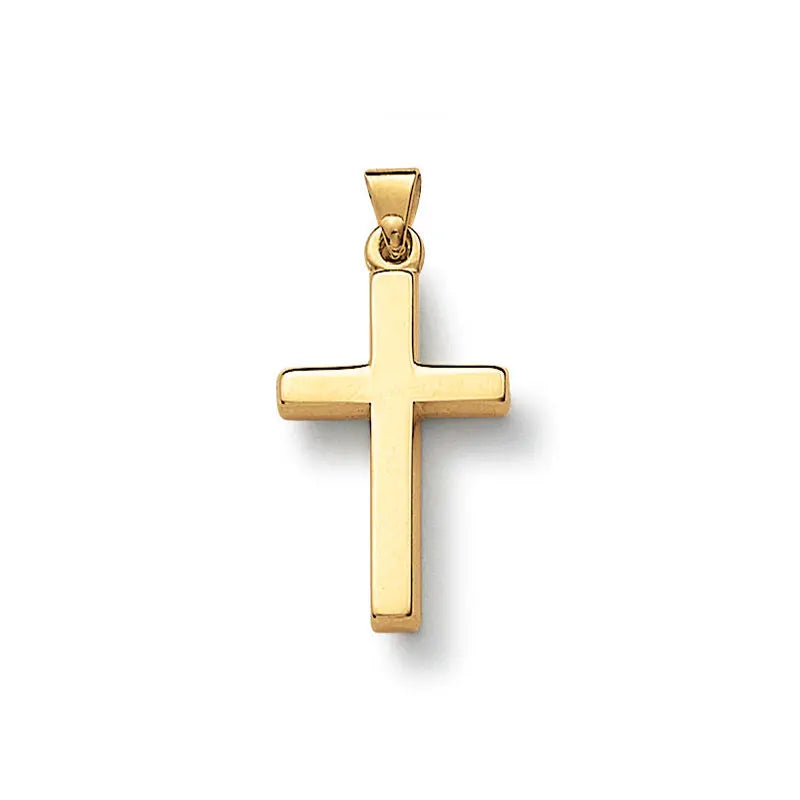 Anhänger Kreuz 585 Gelbgold