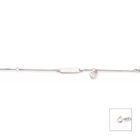 Identarmband 925 Rhodiniert