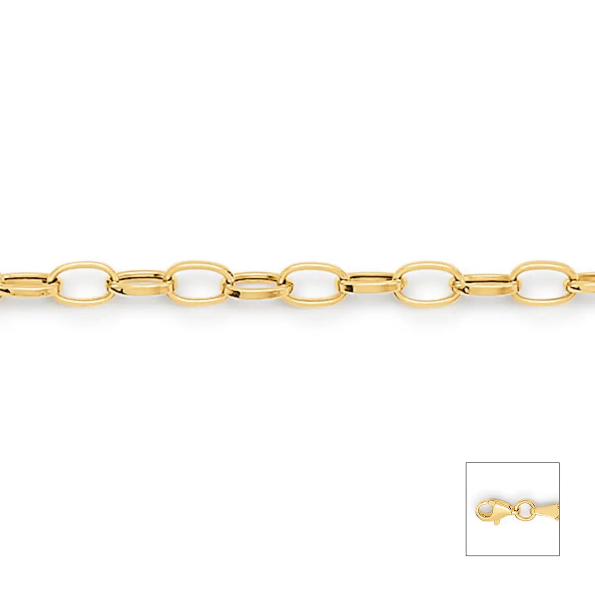 Armband 585 Gelbgold 19cm