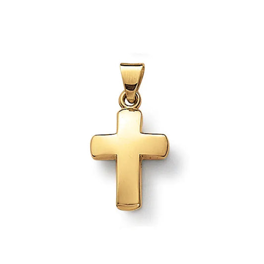 Anhänger Kreuz 585 Gelbgold