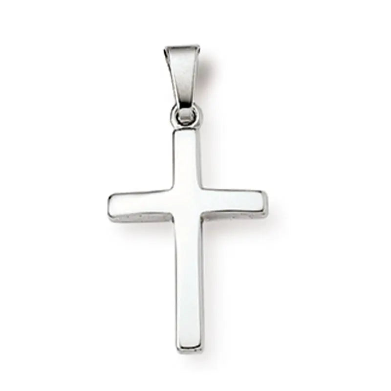 Anhänger Kreuz 925 Silber Rhodiniert