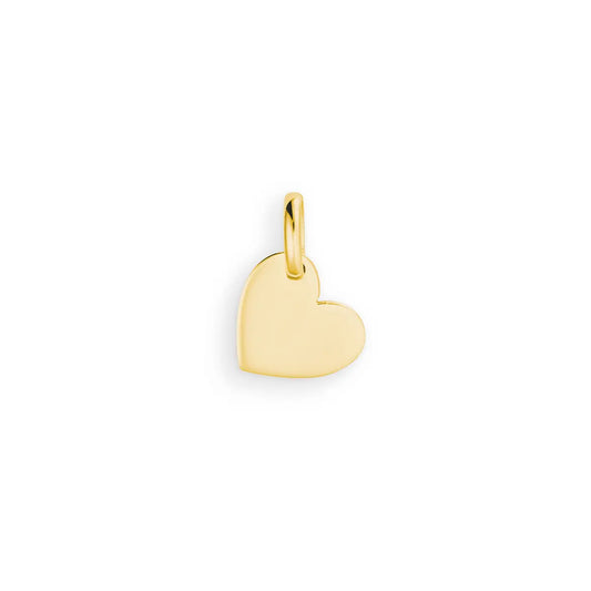 Anhänger Gravurplatte Herz 585 Gelbgold