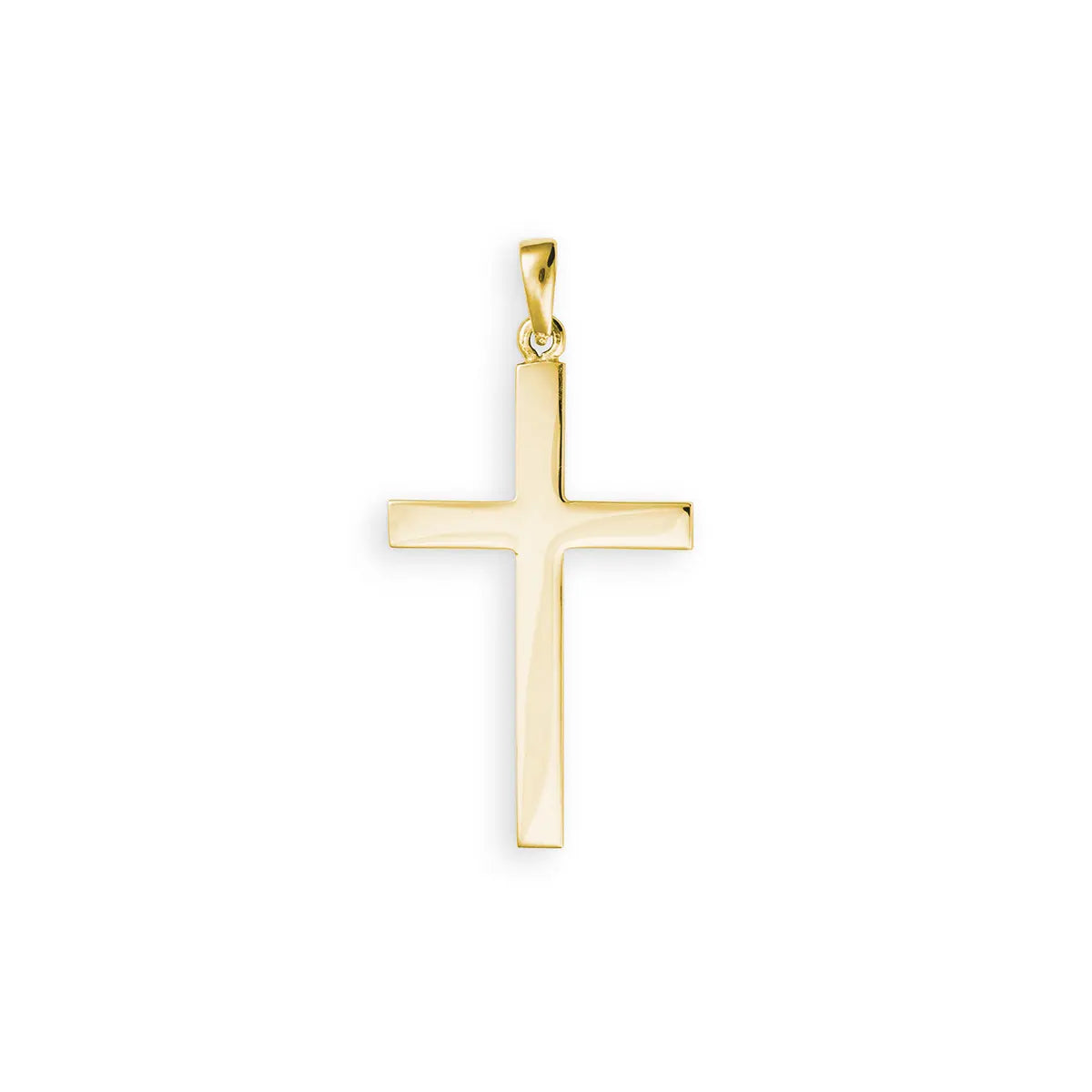 Anhänger Kreuz 585 Gelbgold