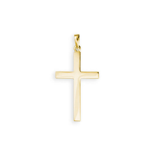 Anhänger Kreuz 585 Gelbgold