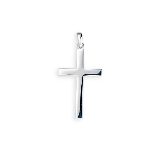 Anhänger Kreuz 585 Weißgold