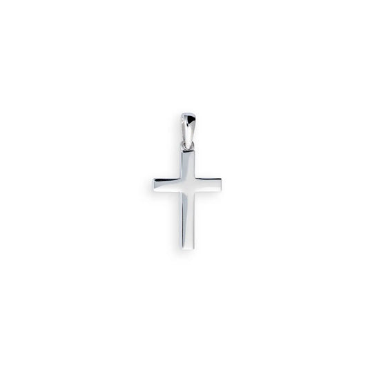 Anhänger Kreuz 585 Weißgold
