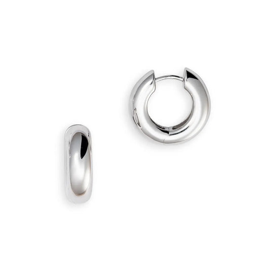 Creolen 925 Silber Rhodiniert