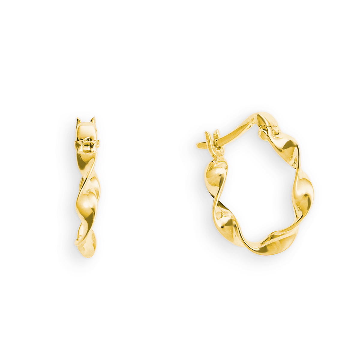 Creolen, Gelbgold, 585/GG,17 mm