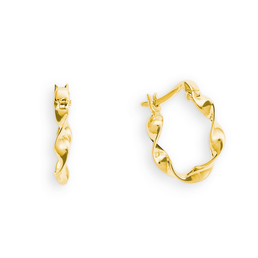 Creolen, Gelbgold, 585/GG,17 mm