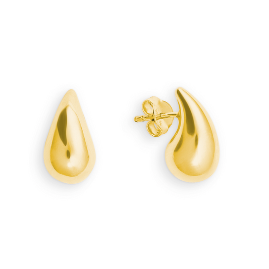 Ohrstecker, Gelbgold, 585/GG 15x9mm