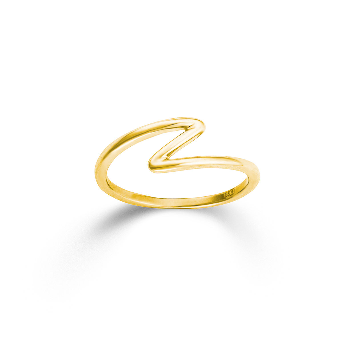 Ring, Gelbgold, 585/GG Gr.56