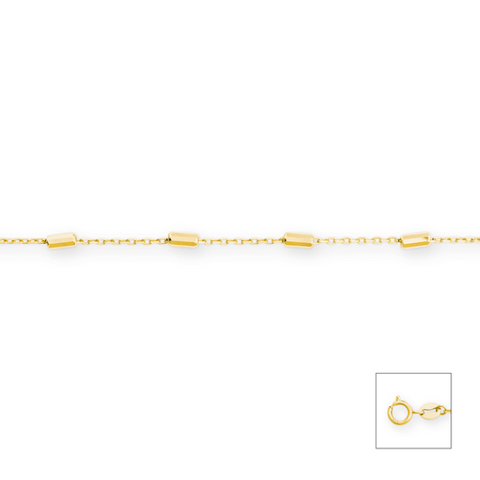 Armband, Gelbgold, 375/GG,19 cm