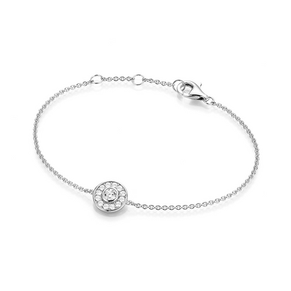 Dreiteiliges Zirkonia Schmuckset Silber 925