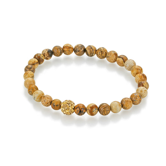 Steinarmband Entspannung Jaspis