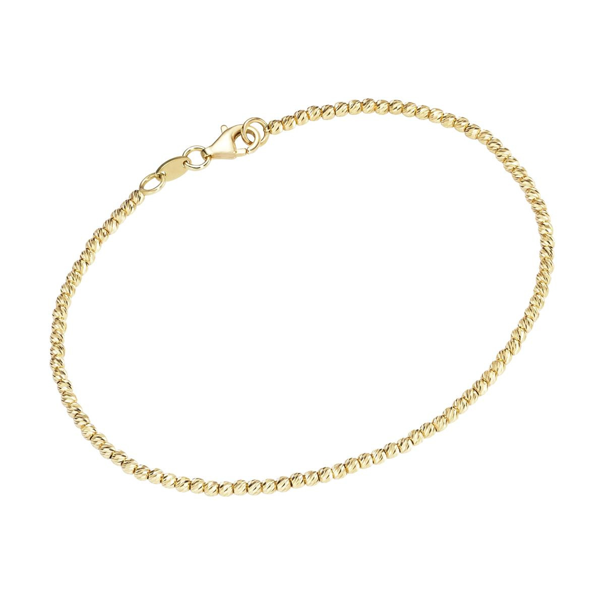 Armband 19 cm 925 Silber gelb vergoldet