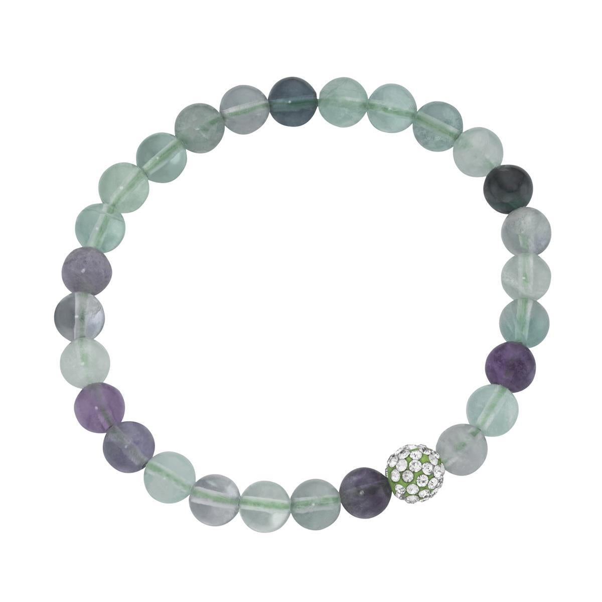 Steinarmband Klarheit Fluorit ca.6mm