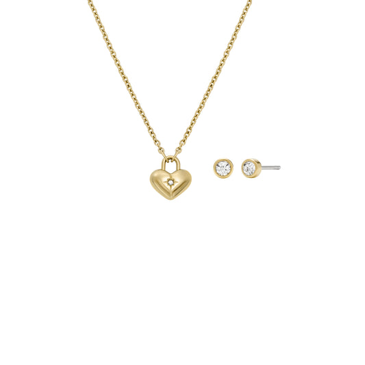 Fossil Kette u. Ohrringe Set JF04881SET