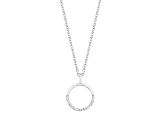 s.Oliver Kette 925/RH Zirkonia 42+3cm