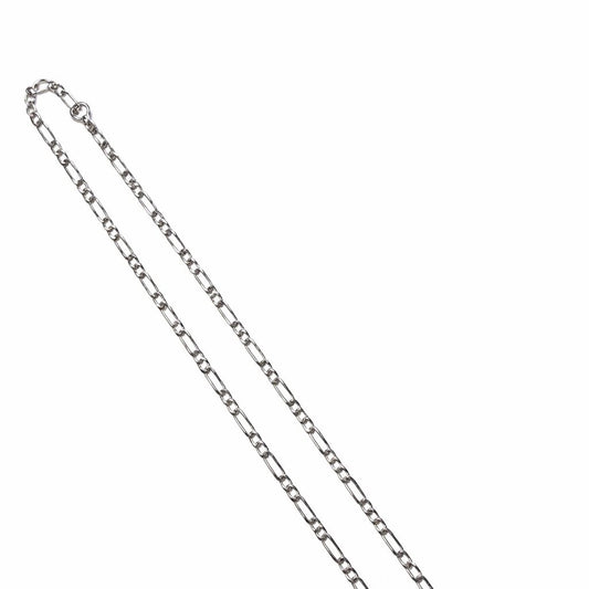 Figaro Kette 925 Silber Rhodiniert 60cm - Juwelier Deniz