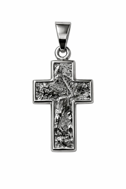 Anhänger Kreuz 925 Silber Rhodiniert